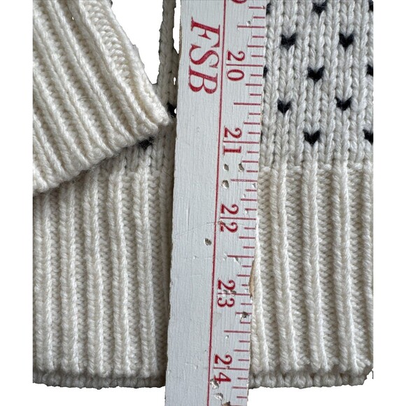 Talbots Fair Isle Sweater Whimsical Scandinavian Wool Blend Womens XS - Picture 12 of 16